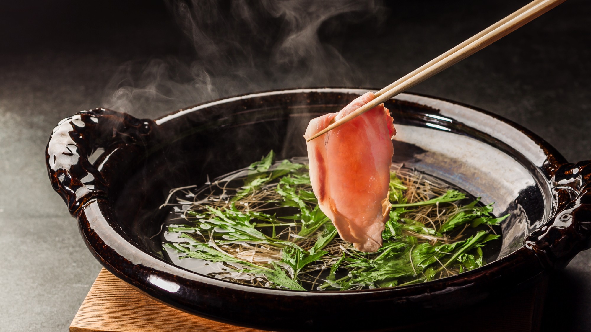 ＜Dinner Buffet＞福岡県産豚肉のしゃぶしゃぶ