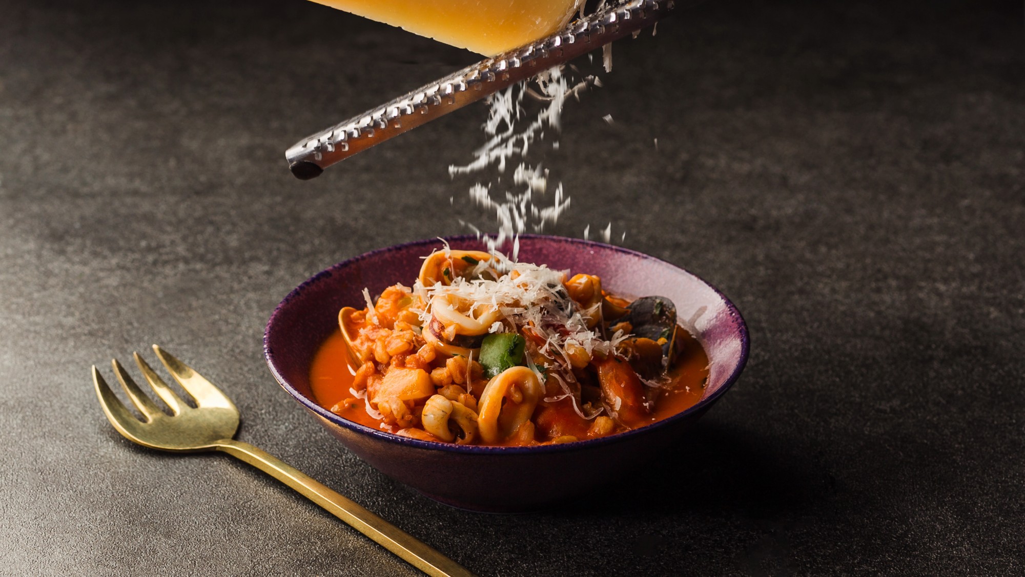 ＜Dinner Buffet＞甲殻類とオルツォのリゾット※イメージ