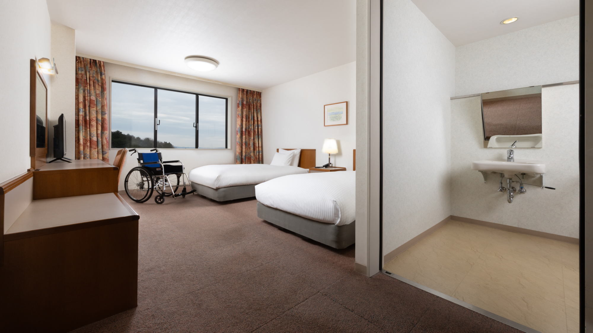 クラシックアクセシブルツイン(バリアフリールーム）