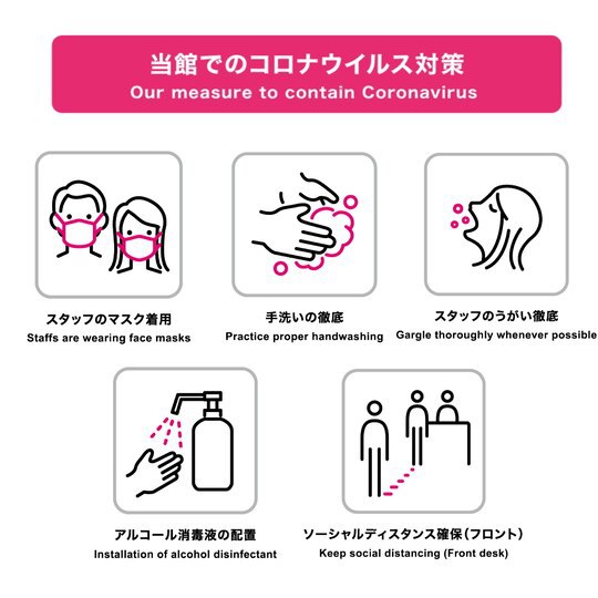 新型コロナウイルス等の感染予防について