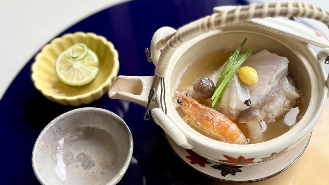 希少な高級魚「クエ」を贅沢に味わう！絶品土瓶蒸し付き＜夕朝食・ラウンジ付＞