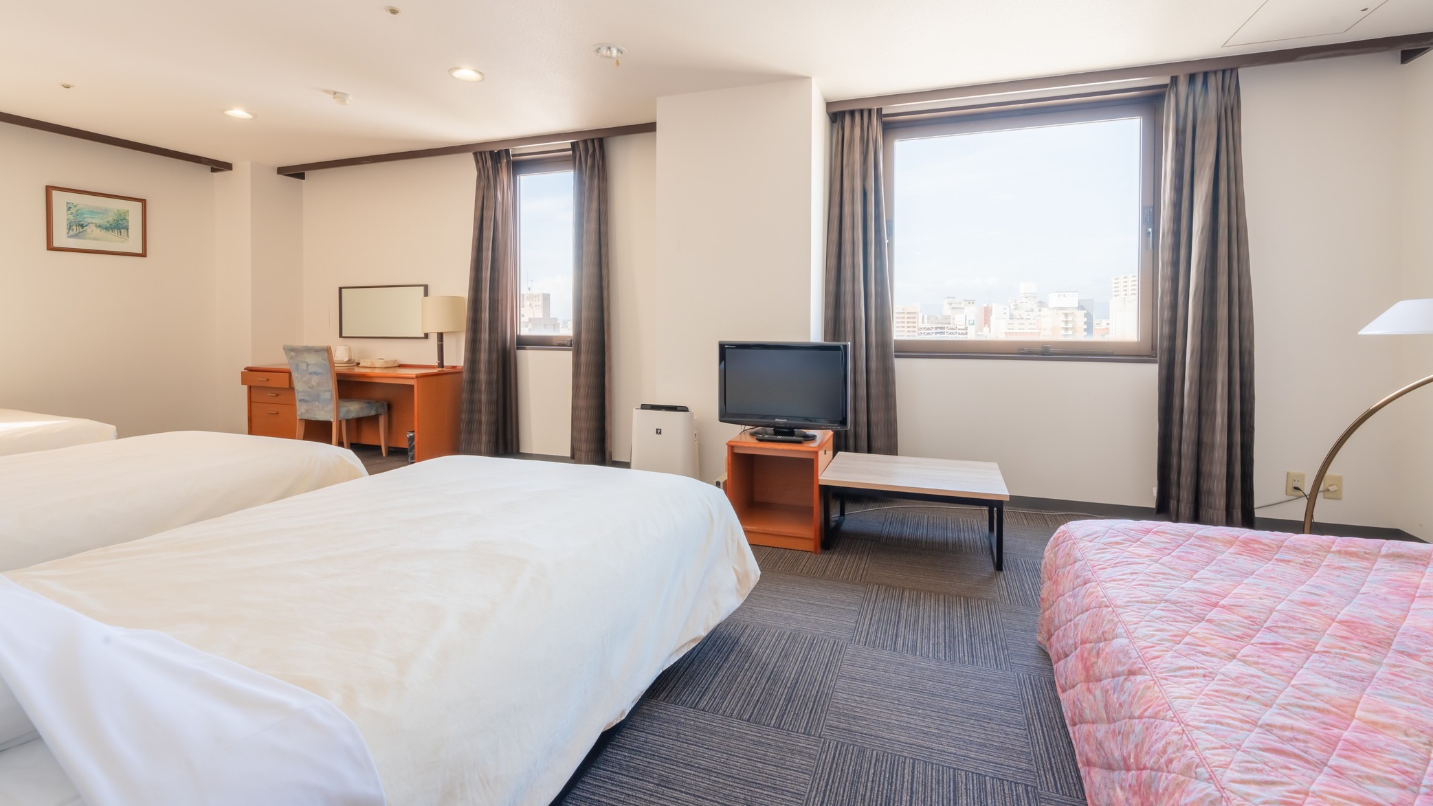 デラックスツイン（35㎡）ベッド幅120cm