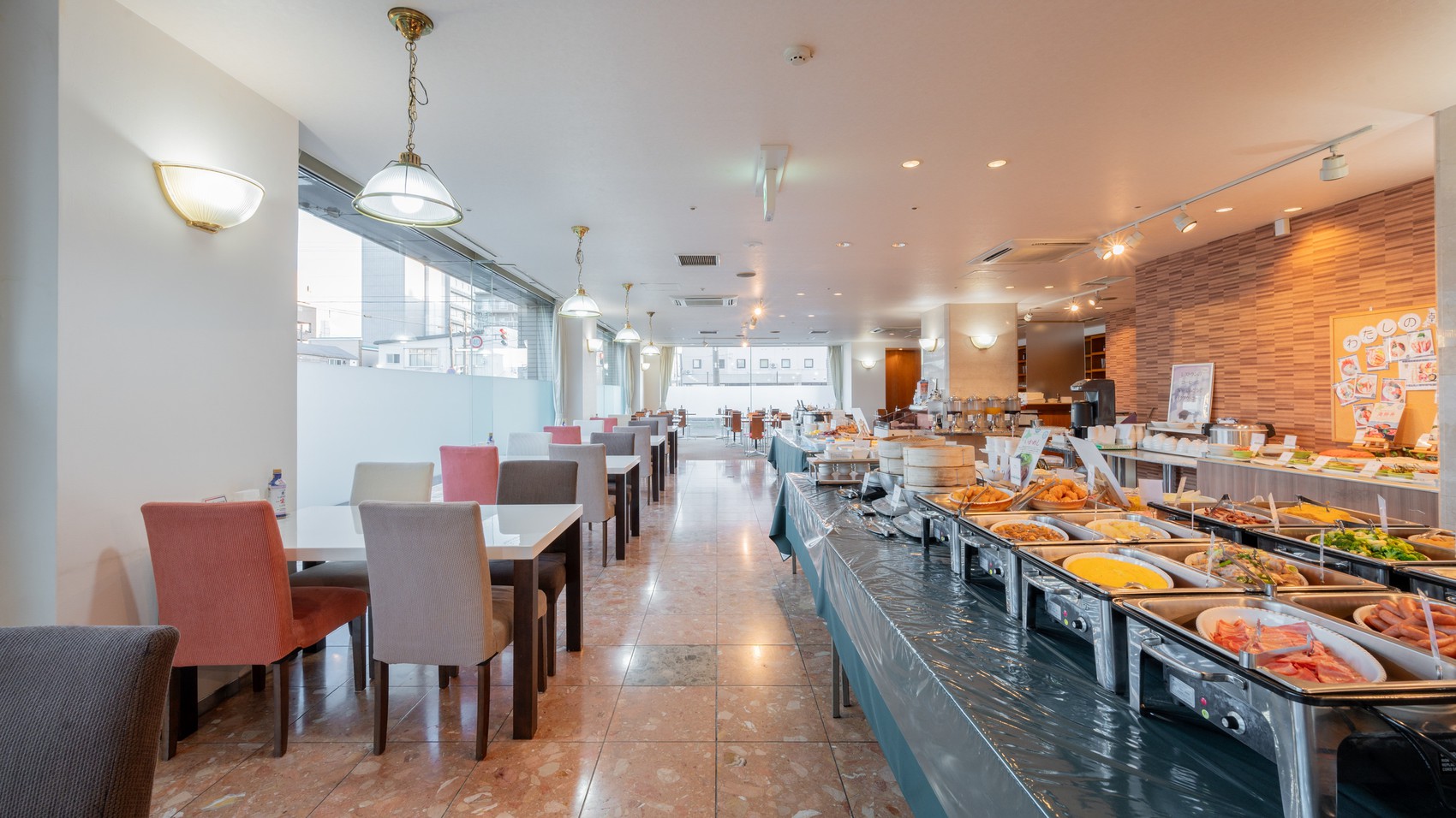 朝食バイキング