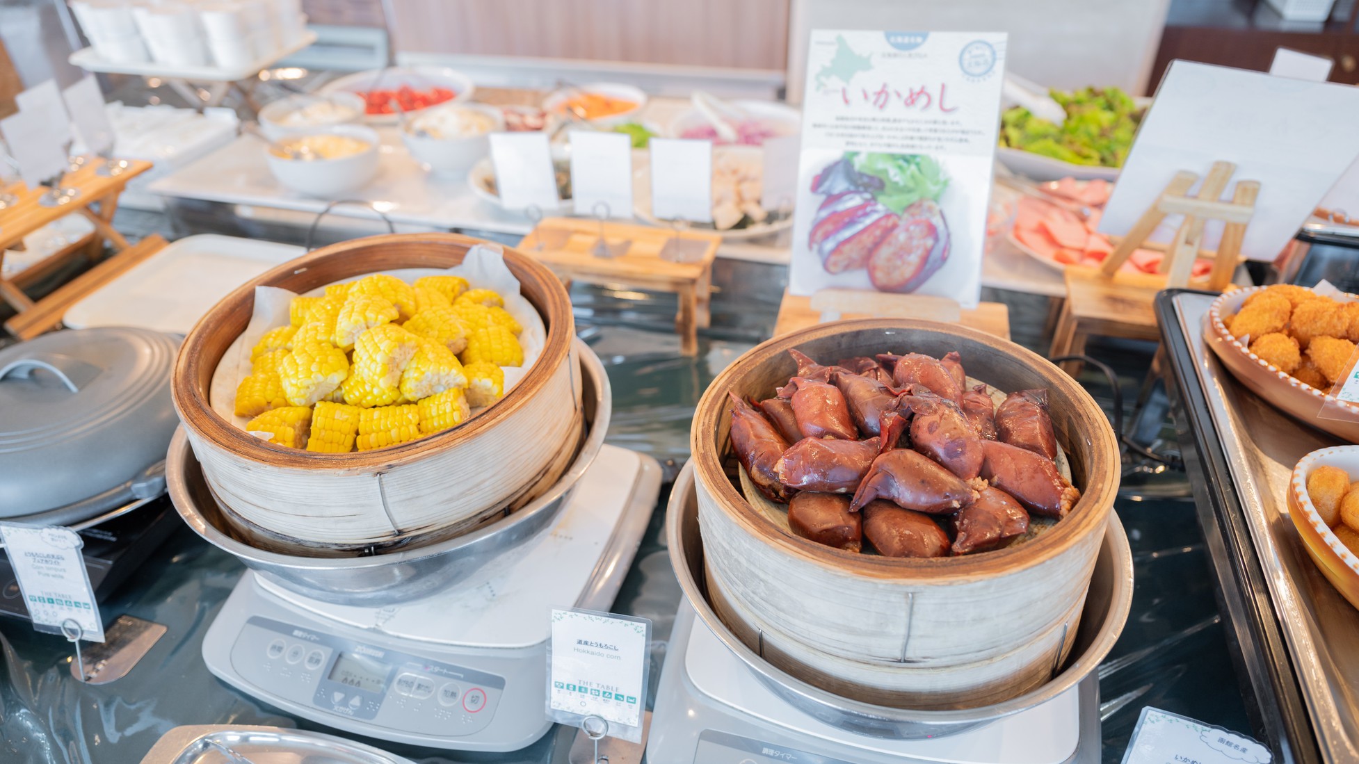 朝食バイキング