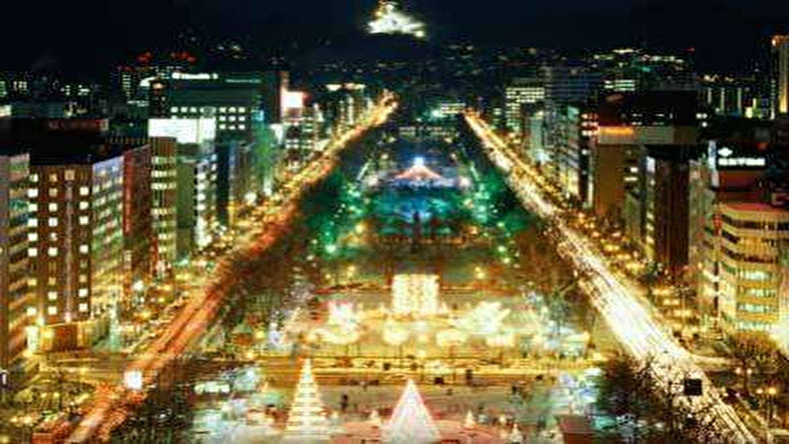 ・テレビ塔展望台から見た大通公園