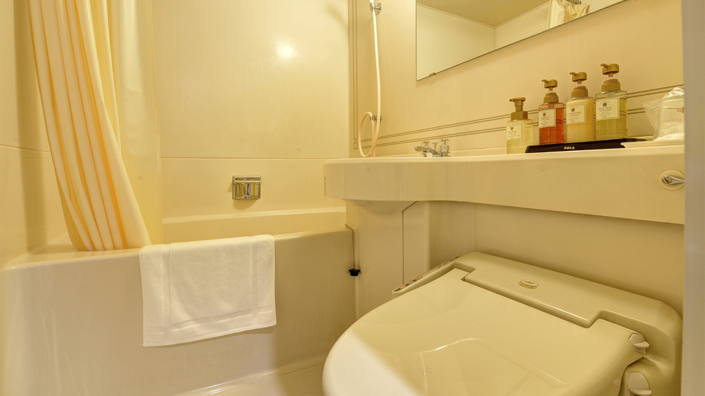 *客室一例【ツイン3名定員】ユニットバスシャワートイレ付となります。