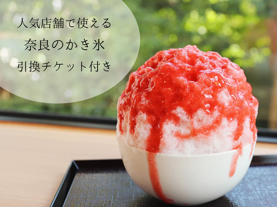 【夏のひんやり涼体験】氷のまち・奈良で楽しむ！厳選かき氷店で使えるチケット付きプラン（朝食付）