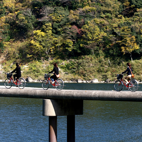 自転車レンタル無料サイクリング感覚で市内散策をお楽しみ下さい。