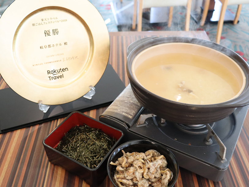 【フィレンツェ】朝食・鮎雑炊