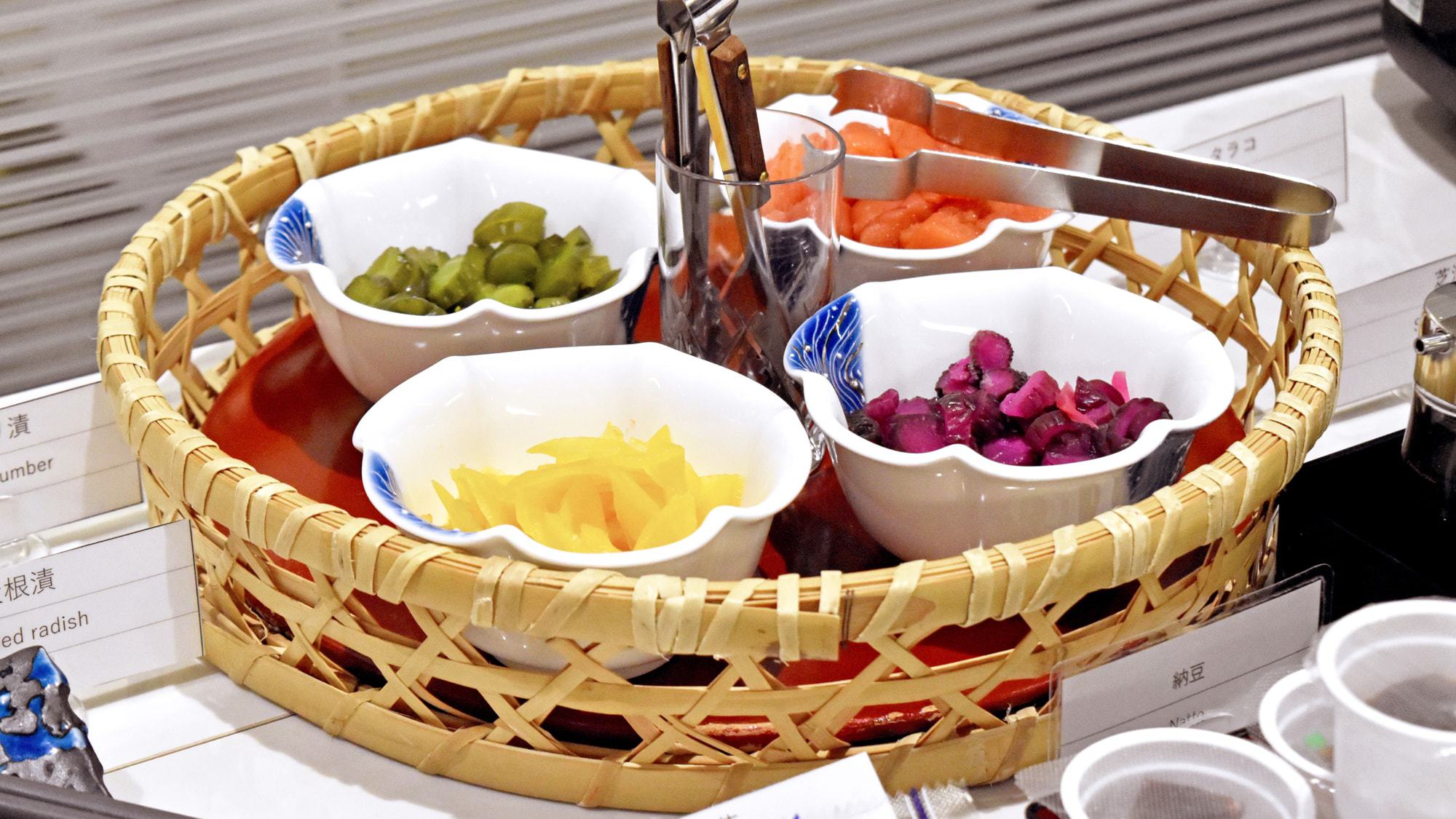 【朝食】ごはんのお供もございます