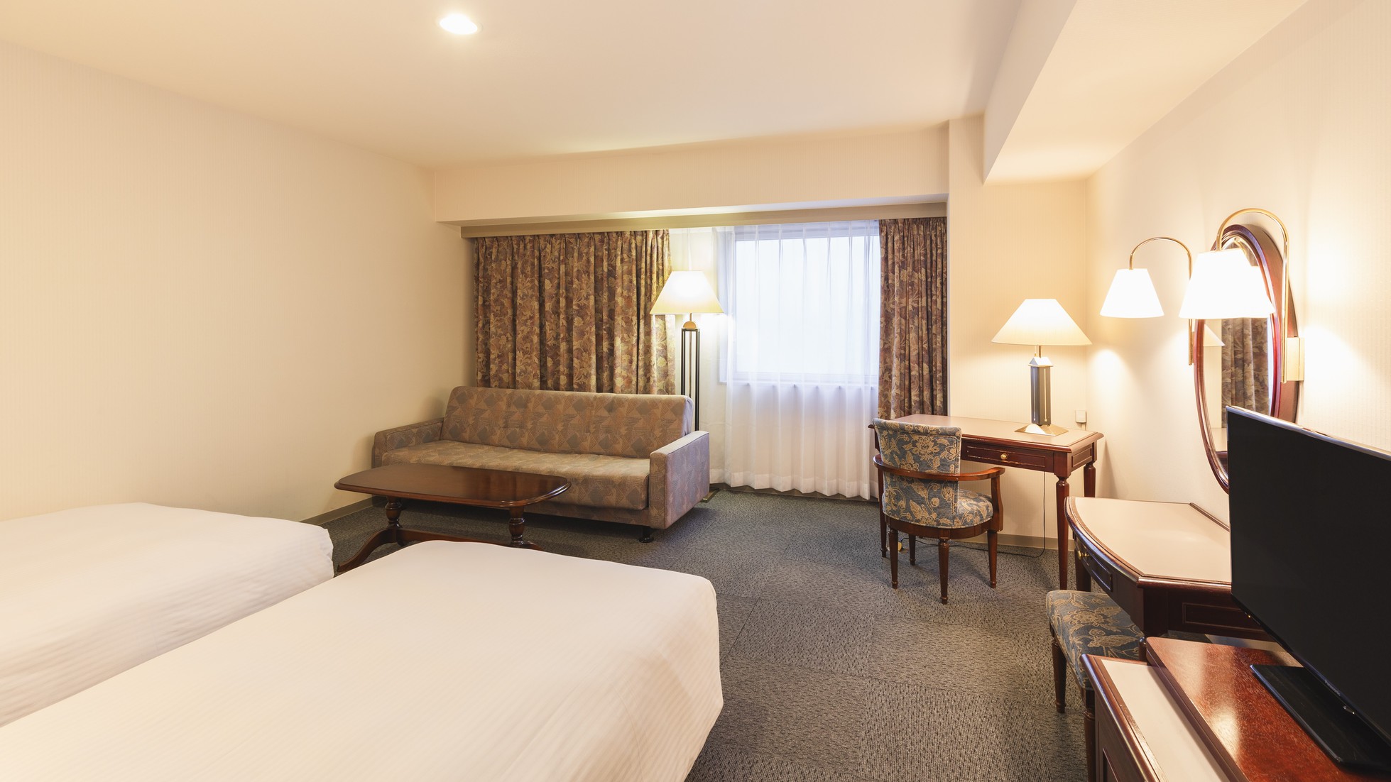 【デラックスプラスソファーツイン】30.7m²;/ベッド幅110cm×;2/Wi-Fi接続無料