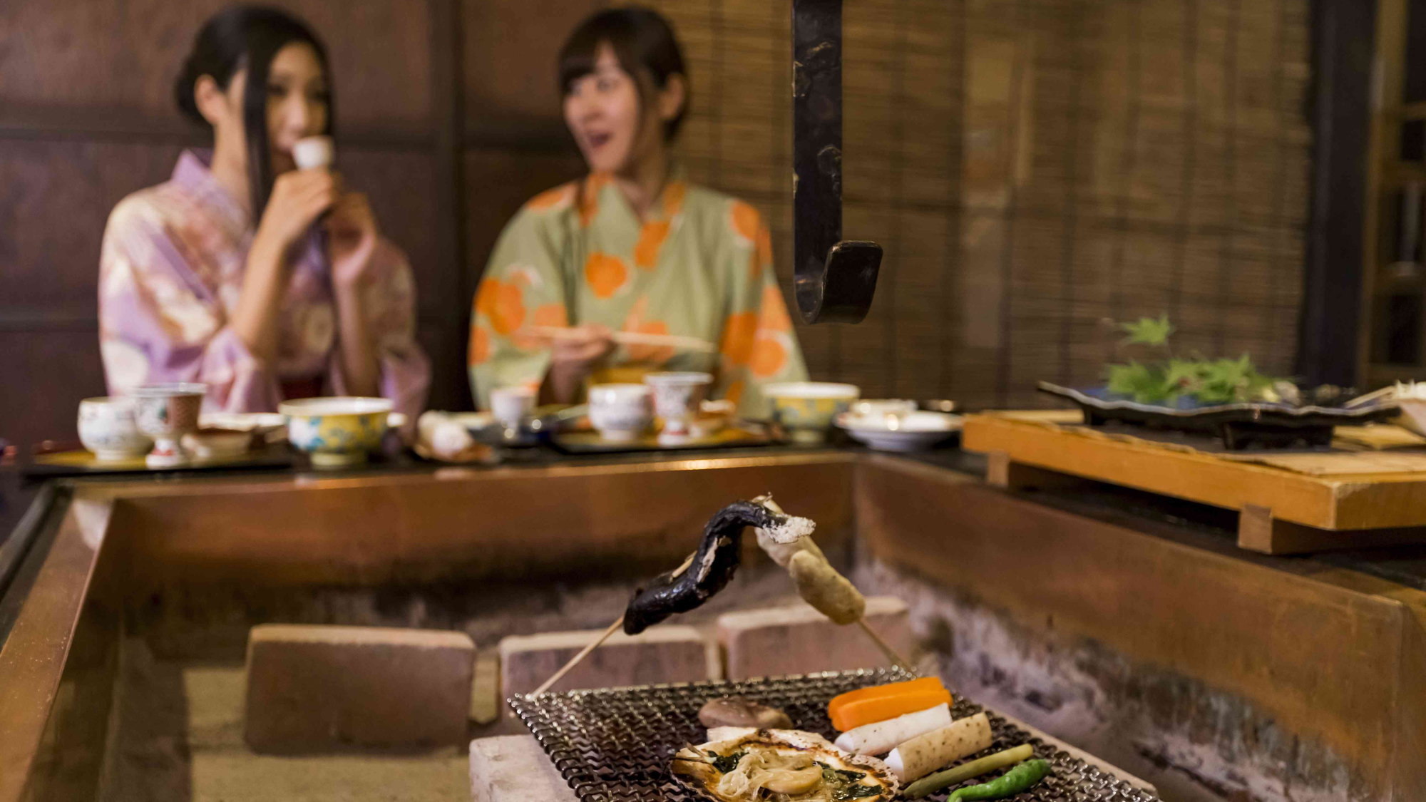 “;岩手らしさ”;を感じていただけるお食事スタイル『炉端焼き』をお楽しみ下さい。