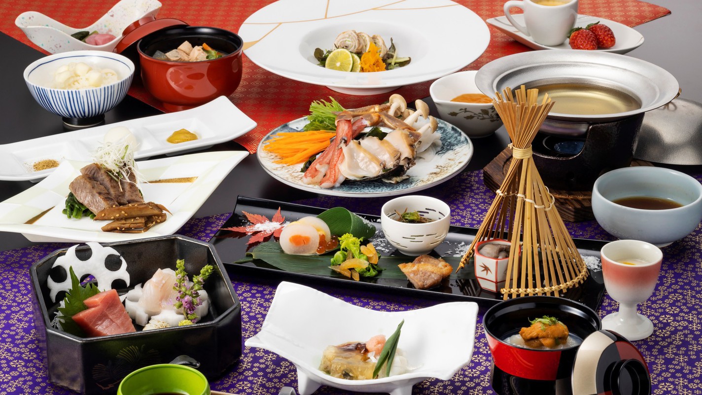 【うらら会席膳】2022年冬のお料理一例 ※内容は一部変更となる場合がございます。