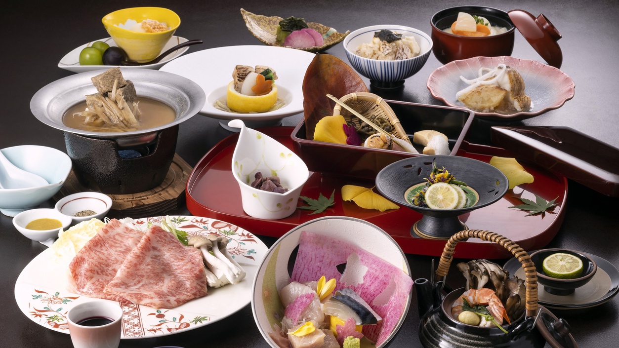 【うらら会席膳】2022年秋のお料理一例 ※内容は一部変更となる場合がございます。