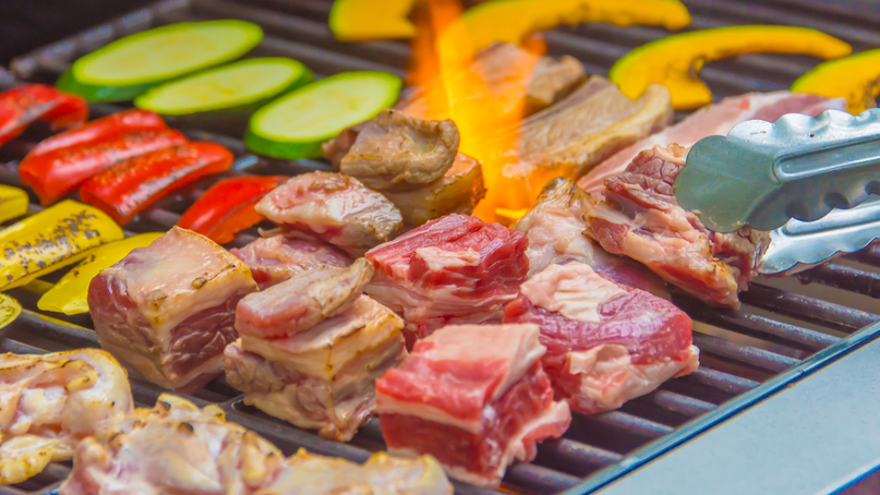 夏季限定のバーベキュー※イメージ
