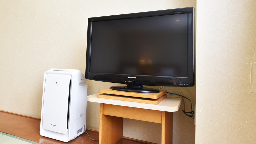 客室共通テレビ・加湿付空気清浄機