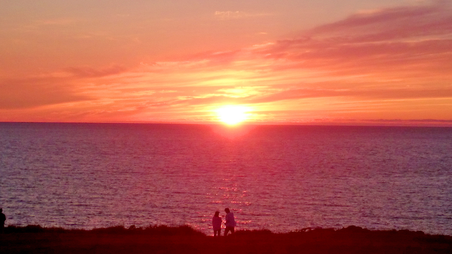 夕日（入道崎）