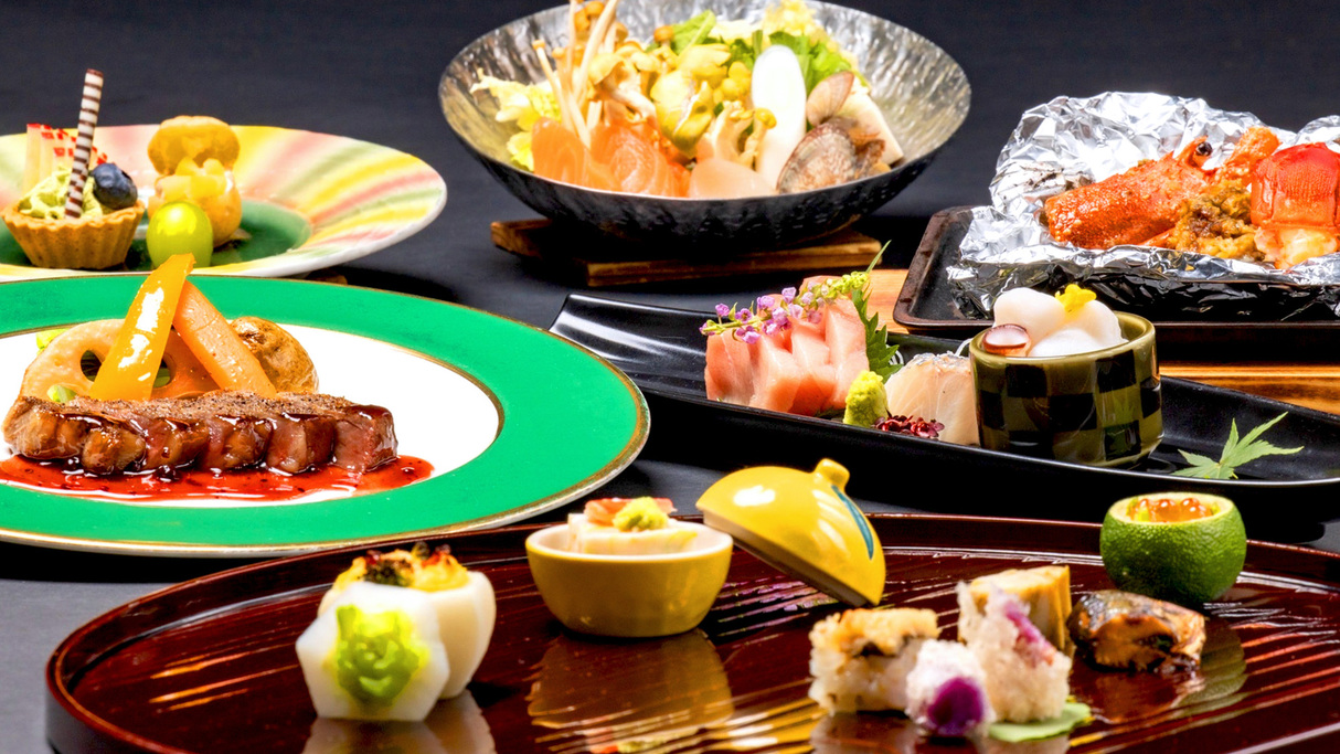 【ご夕食】口福、夢ごこち。季節の営みが育んだ幸をご提供いたします。