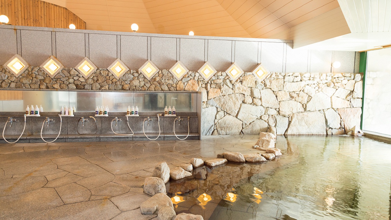 【大浴場】美肌効果の高いトロトロの天然温泉です