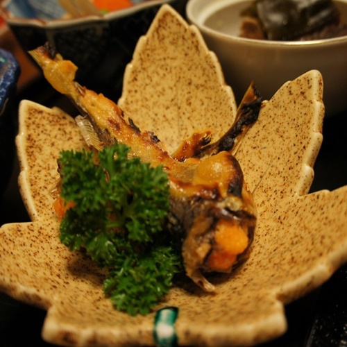 焼き魚の一例※冬の味覚ハタハタ