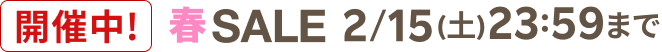 開催中!2/15(土)23:59まで