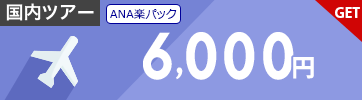 【ANA楽パック】12月～5月のご出発に使える6,000円クーポン（先着利用450枚）