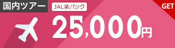 【JAL楽パック】12月～3月のご出発に使える25,000円クーポン（先着利用25枚）