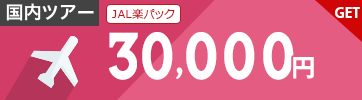 【JAL楽パック】12月～3月のご出発に使える30,000円クーポン（先着利用10枚）
