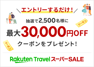 スーパーSALE 抽選で最大30,000円OFFクーポンが当たる！