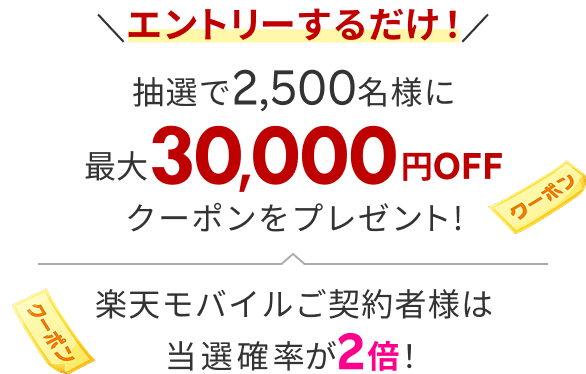 キャンペーンにエントリー