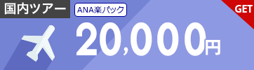 【ANA楽パック】1月～5月のご宿泊に使える20,000円クーポン（先着利用40枚）