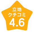 立地クチコミ4.6