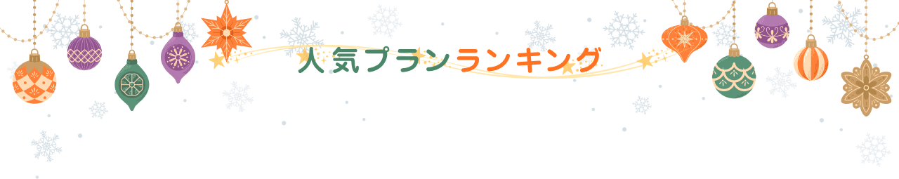 人気プランランキング